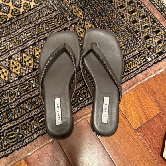 Emme Parsons Brown Sandals - Picture 1 of 4